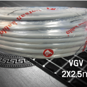 Borsan Câble VGV HO5VV-F 300/500 V 2X2.5mm² Souple