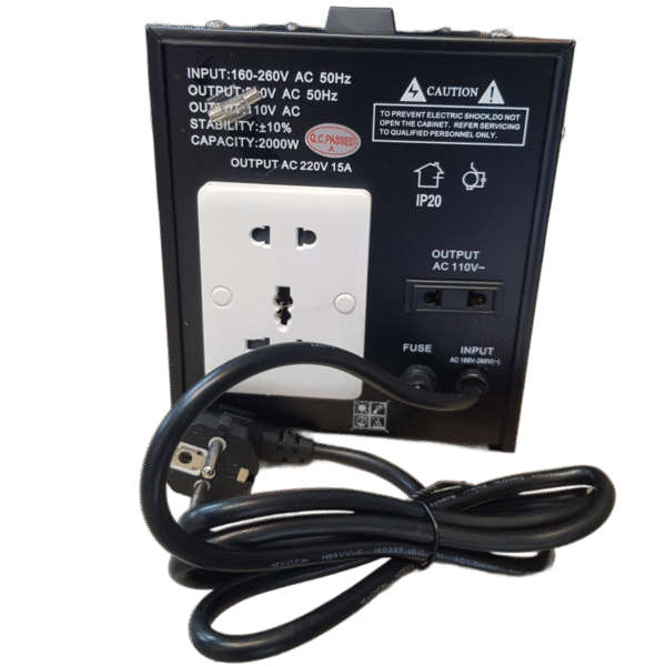 REGULATEUR DE TENSION AUTOMATIQUE 2000W